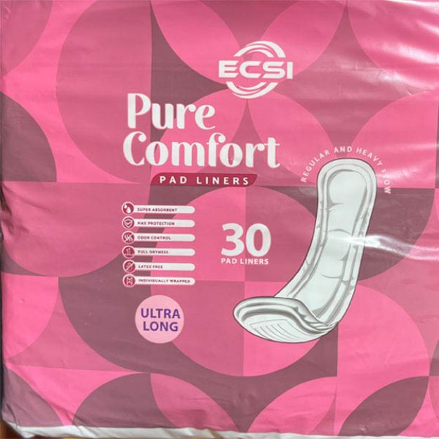 Picture of Pad Liner PureComfort Bladder Liner Ultra Long 15.8in 515835 30Pc/Pk 4Pk/Cs