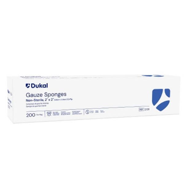 Picture of Non-Sterile Gauze Sponge Woven 2in x 2in 12-ply 2128 200/Bg 40 Bg/Cs(DU)
