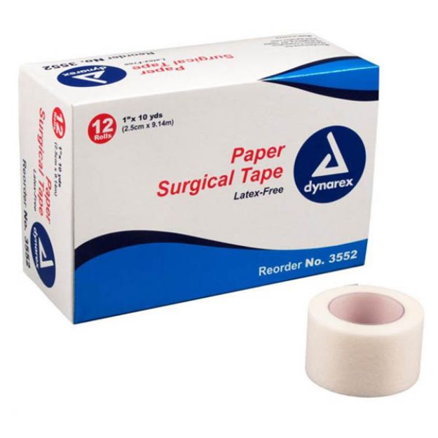 Picture of Tape Paper Surgical 3552 1inX10Yds  1/Ea 12Ea/Bx 144Ea/Cs