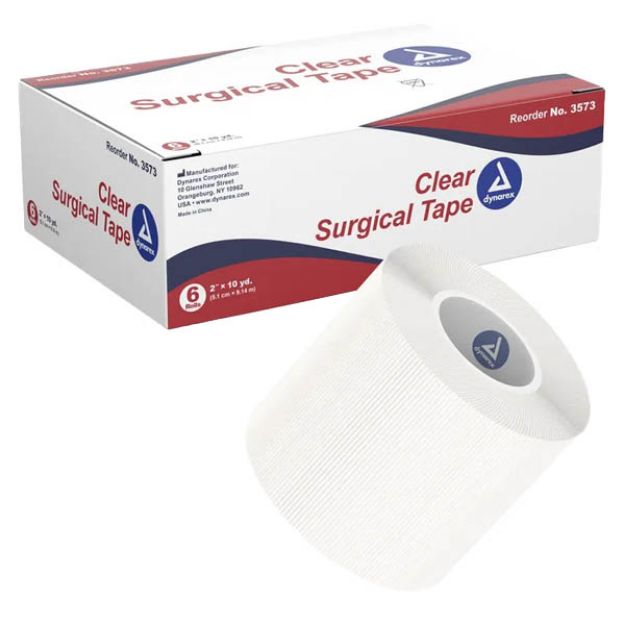 Picture of Tape Transparent Surgical 2inX10yds 3573 6Rl/Box 12Bx/Cs