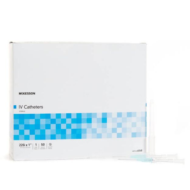 Picture of Peripheral IV Catheter, 22GX1in 50/Bx 20Bx/Cs(MK)