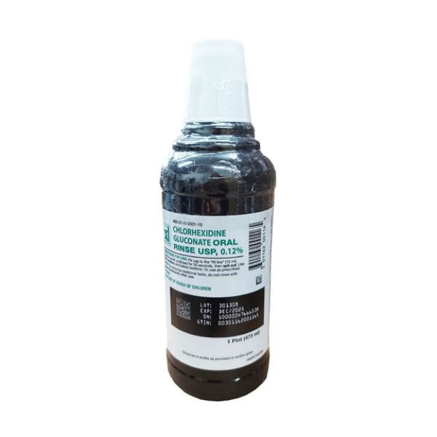 Picture of Oral Rinse, Mouthwash Chlorhexidine 16oz Xttrium Laboratories 200116 12Bt/Cs