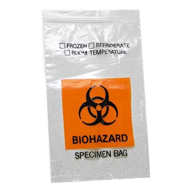 Picture of Bag Specimen Standard Print 6X9 02180 250Pc/Pk 8Pk/Cs