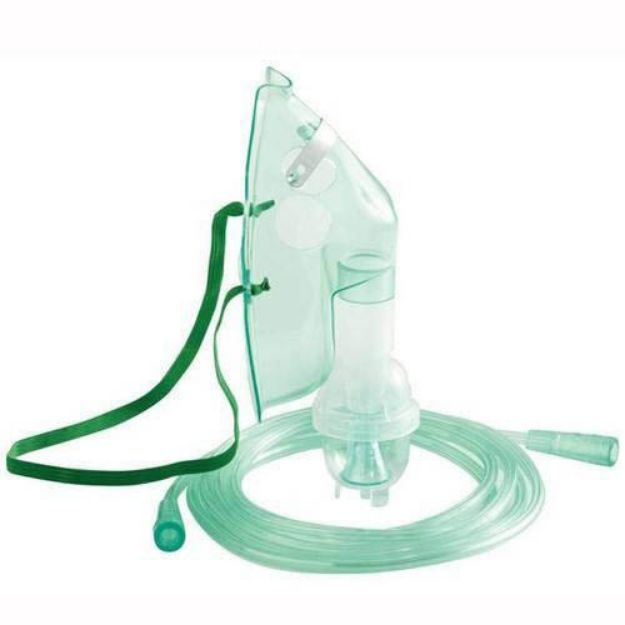 Picture of Nebulizer 7ft Oxy Tubing Adult Aerosol Mask Elongated 5604 50Kt/Cs