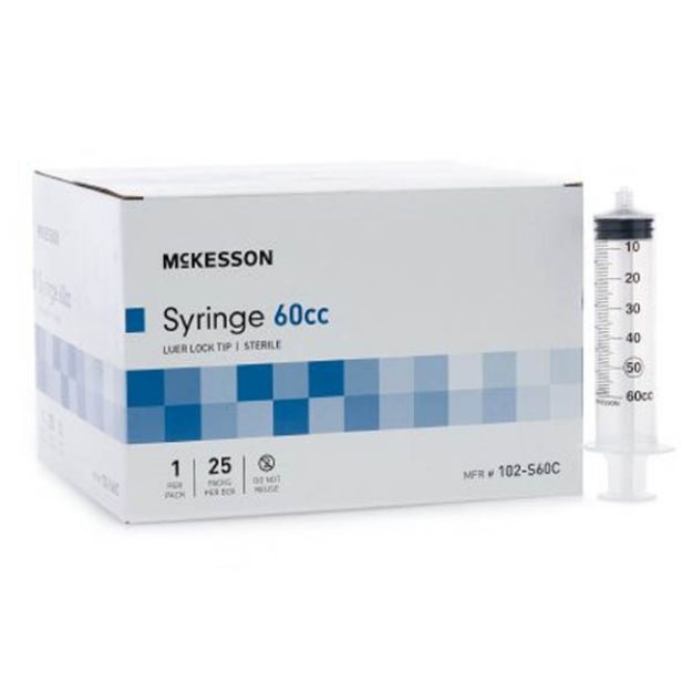 Picture of Syringe LL 60ml 25Ea/Bx 4Bx/Cs (MK)