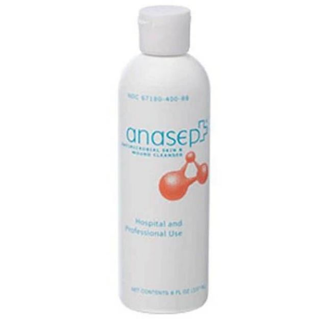 Picture of Anasept Antimicrobial Skin and Wound Cleanser  Dispensing Cap 4oz (118ml)4004C 1/Ea 24Ea/Cs