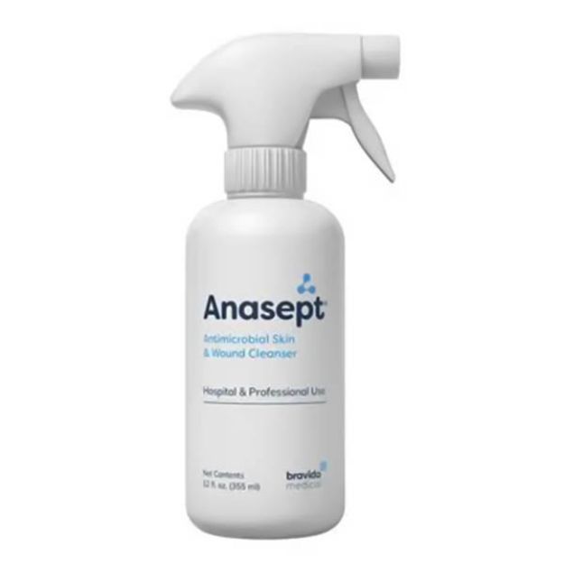 Picture of Anasept Antimicrobial Skin and Wound Cleanser  12oz Trigger Sprayer 4012SC 1/Ea 12Ea/Cs